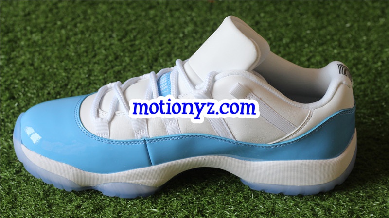 Authentic Air Jordan 11 Low Columbia Blue